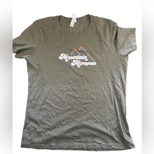 Size M Olive Green Graphic Tee